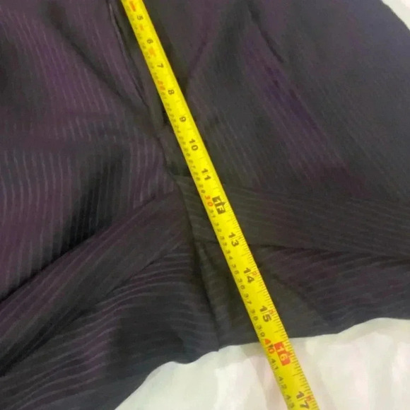 Ermenegildo Zegna  men’s vintage dark brown striped preppy casual luxury suit 54 - Picture 7 of 16